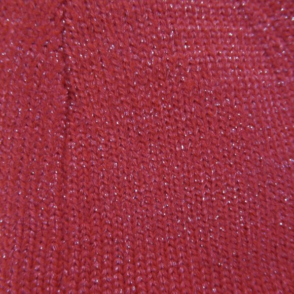 Kate Spade New York Metallic Logo Beanie Winter Hat Cap Red NEW $55 NWT - Picture 5 of 6